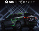 Elektro-SUV Nio x Razer ES6 Night Explorer mit Ambiente-Beleuchtung.