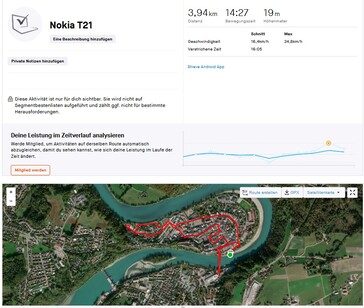 Nokia T21: Überblick zum GPS-Test