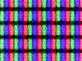Matte Displaybeschichtung vor den RGB Pixeln