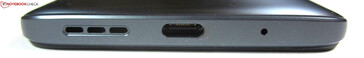 unten: Lautsprecher, USB-C 2.0, Mikrofon