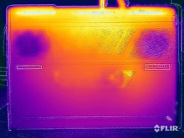 Oberflächentemperaturen Stresstest (Unterseite)