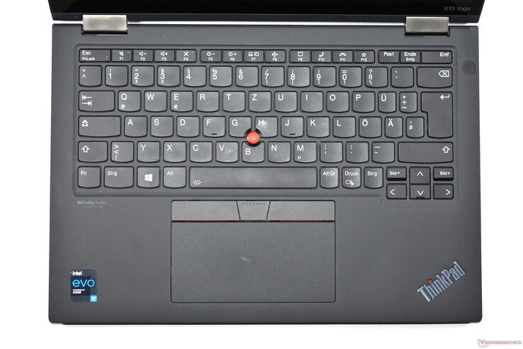 Lenovo ThinkPad X13 Yoga Gen 2: Tastaturbereich