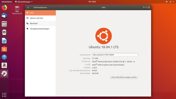 Ubuntu Linux kann alternativ genutzt werden.