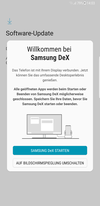 Samsung DeX: Hinweise zum Start