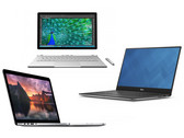 Im Vergleich: Microsoft Surface Book vs. Dell XPS 13 InfinityEdge vs. Apple MacBook Pro Retina 13
