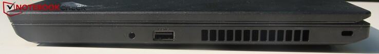 Rechts: Kombinierter Audioport (Klinke), USB-A 3.0, Kensington