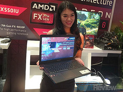 Asus X550IU: 15,6&quot;-Notebook mit AMD Bristol Ridge FX-9830P im Hands-on