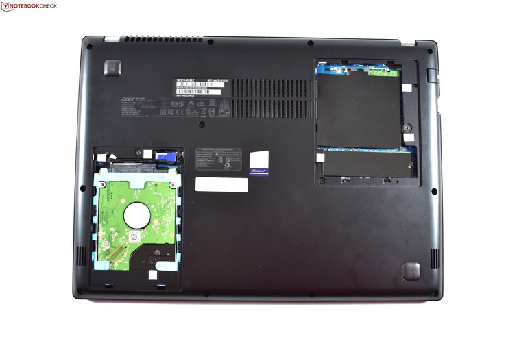 Blick ins Innere des Acer TravelMate X3410.