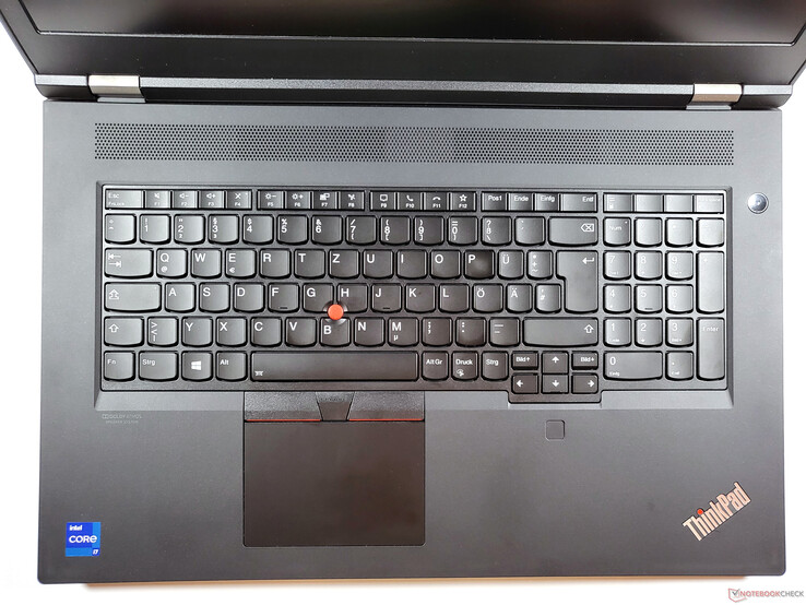 Lenovo ThinkPad P17 G2: Tastaturbereich