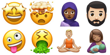 Neue Emojis mit iOS 11.1