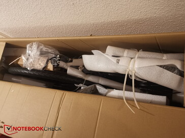 Zusammengepackt im Karton