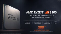 AMD Ryzen 3 3100 (Quelle: AMD)