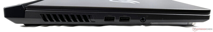 Links: 2x USB-A 3.2 Gen. 1, kombinierter Audioanschluss