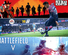 Game-Charts: Red Dead Redemption 2, FIFA 19 und Battlefield V die Top-Games.