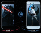 Das Star Wars Mobile von Sharp gibt es in einer Light- und Dark-Side-Edition.