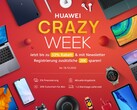 Die Huawei Crazy Week startet am Montag mit Rabatten bis zu 53 Prozent auf beliebte Huawei-Geräte wie Notebooks, Tablets, Phones und Wearables.