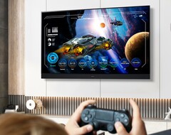 Panasonic präsentiert einen der ersten Smart TVs mit einem LG OLED Meta 2.0 Panel. (Bild: Panasonic)