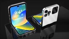 Laut Samsung Mobile eXperience sollen erste Apple-Foldables bereits 2024 launchen, aber wohl noch kein iPhone Flip (Bild: Technizo Concept, editiert)