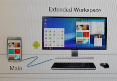 Mittels Samsung Desktop Experience könnte ein Continuum-Feature für das Galaxy S8 kommen.