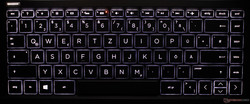 Tastatur mit Hintergrundbeleuchtung