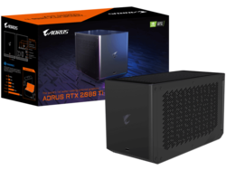 Die Aorus Gaming Box GeForce RTX 2080 Ti, zur Verfügung gestellt von Gigabyte