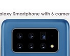 Eine Hexa-Cam im künftigen Samsung Galaxy-Phone mit beweglichen Kameras - zumindest mal als Patent.
