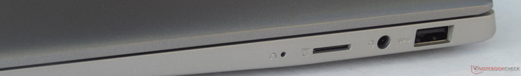 rechts: Mikrofon, MicroSD, 3,5-mm-Audio, USB 3.0