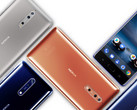 Das Nokia 8 kommt in fröhlichen Farben ab 6. September um 579 Euro in den Handel.