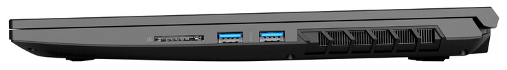 Rechte Seite: Speicherkartenleser (SD), 2x USB 3.2 Gen 1 (Typ A)