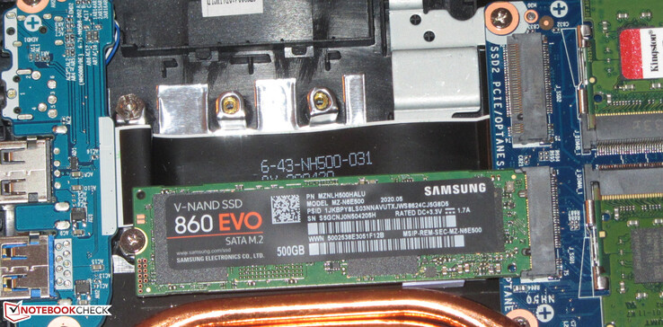 Zwei M.2-SSDs können verbaut werden.