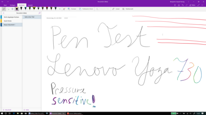 Funktionstest des Digitizers