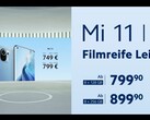 Das Xiaomi Mi 11 soll man global eigentlich ab 749 Euro bekommen, in Deutschland und anderen europäischen Ländern zahlt man aber deutlich mehr.