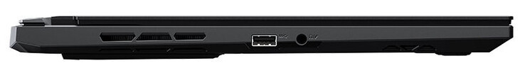 Linke Seite: USB 3.2 Gen 2 (USB-A), Audiokombo