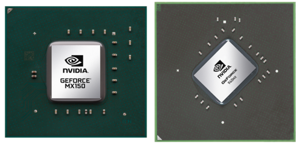 Nvidia GeForce MX150 und Nvidia GeForce 940MX