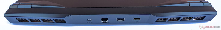 Rückseite: 1x USB Typ-C 3.2 Gen2, GigabitLAN, HDMI, Netzanschluss