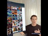 Meta-CEO Mark Zuckerberg spricht über Apple Vision Pro, aufgenommen mit Video-Pass-Through-System des Quest 3 (Bild: @zuck / Instagram)