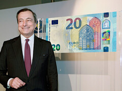 Mario Draghi, Präsident der Europäischen Zentralbank im ECB Headquarter in Frankfurt am Main.