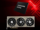 Sapphire Radeon RX 9070 GPU mit GDDR6-Speicher (Bildquelle: Sapphire, Samsung mit Bearbeitungen)