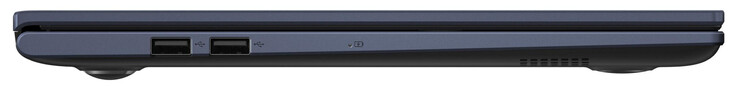 Linke Seite: 2x USB 2.0 (USB-A)