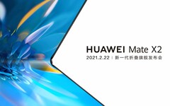 Offiziell: Das Huawei Mate X2 startet am 22. Februar 2021, zumindest mal in China.