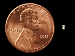Der Chip war wesentlich kleiner als eine Münze (Quelle: Bloomberg)