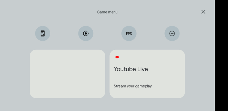 Das neue Gaming-Dashboard sieht in der aktuellen Vorschau-Version noch etwas leer aus. (Bild: 9to5Google)
