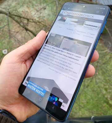 Test Samsung Galaxy M52 5G