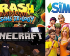 Top Games-Charts KW 29: Crash Bandicoot, Minecraft und Sims 4 sind top