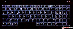 Tastatur des HP EliteBook 755 G4 (beleuchtet)