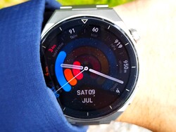 Das Display der Huawei Watch GT 3 Pro ist jederzeit ablesbar
