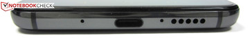 Fußseite: Mikrofon, USB 3.1 Gen.1 Typ C, Mikrofon, Lautsprecher