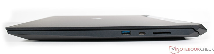 Rechts: USB Type-A, Thunderbolt USB4, SD-Kartenleser (UHS-III)