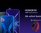 Huawei Honor 9X: Verkaufsstart am 11. November, Bundle mit Honor Band 4 Running