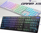Tesoro Gram XS: Ultraflache RGB-Gaming-Tastatur mit mechanischen Chiclet-Style-Switches.